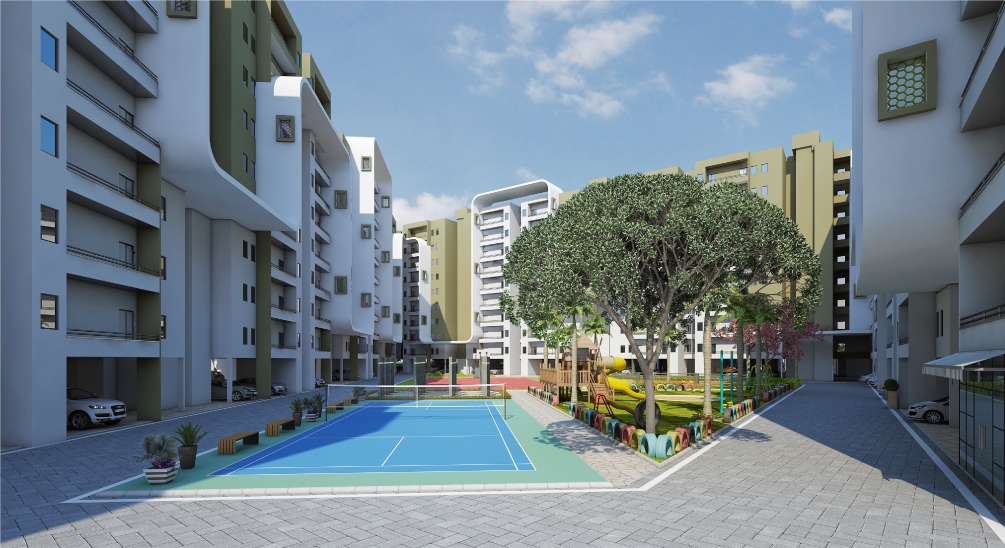 Ready To Possession 1BHK Flat for Sale In Landmark City Kunhari